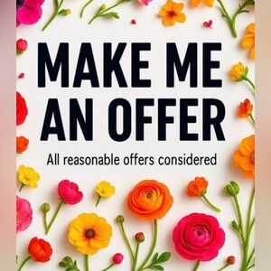 🌷All reasonable & respectful offers will be considered. 🌷
